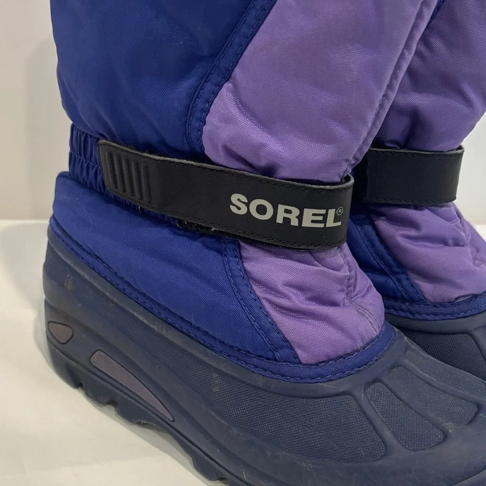 Sorel Flurry Blue and Lavender Winter Snow Boots
